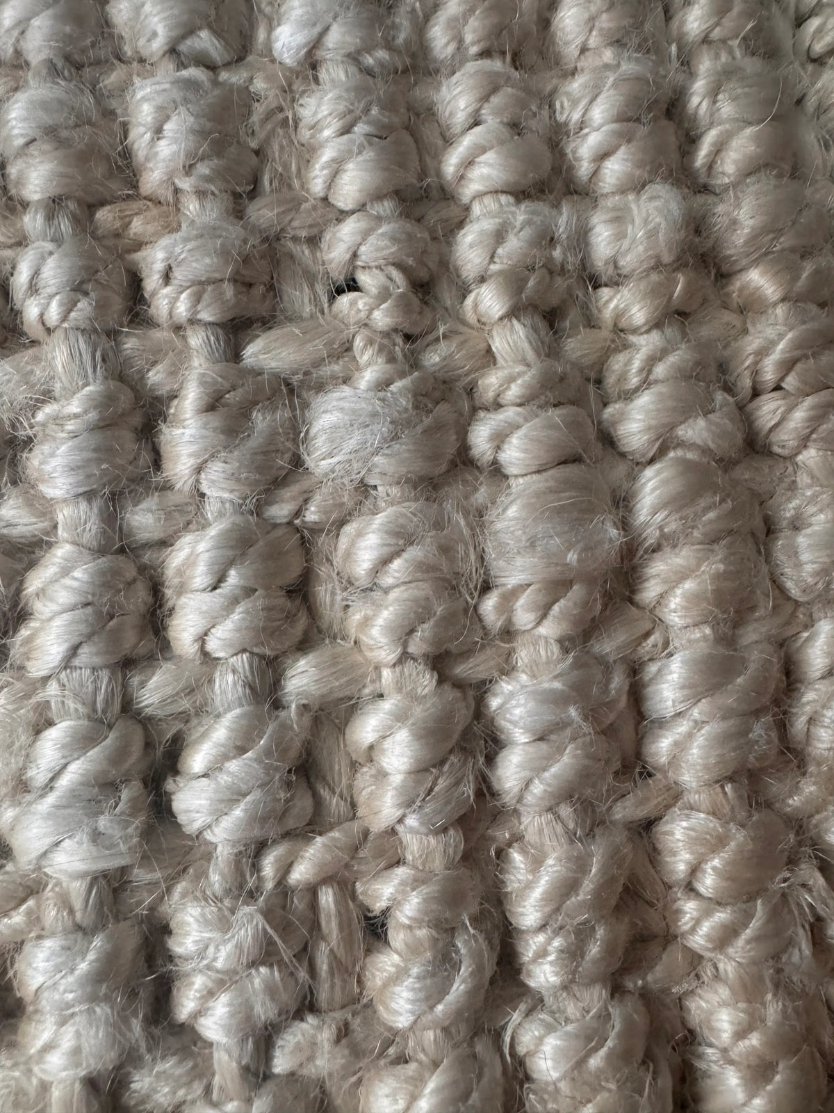 Andes Handwoven Ivory Jute Rug