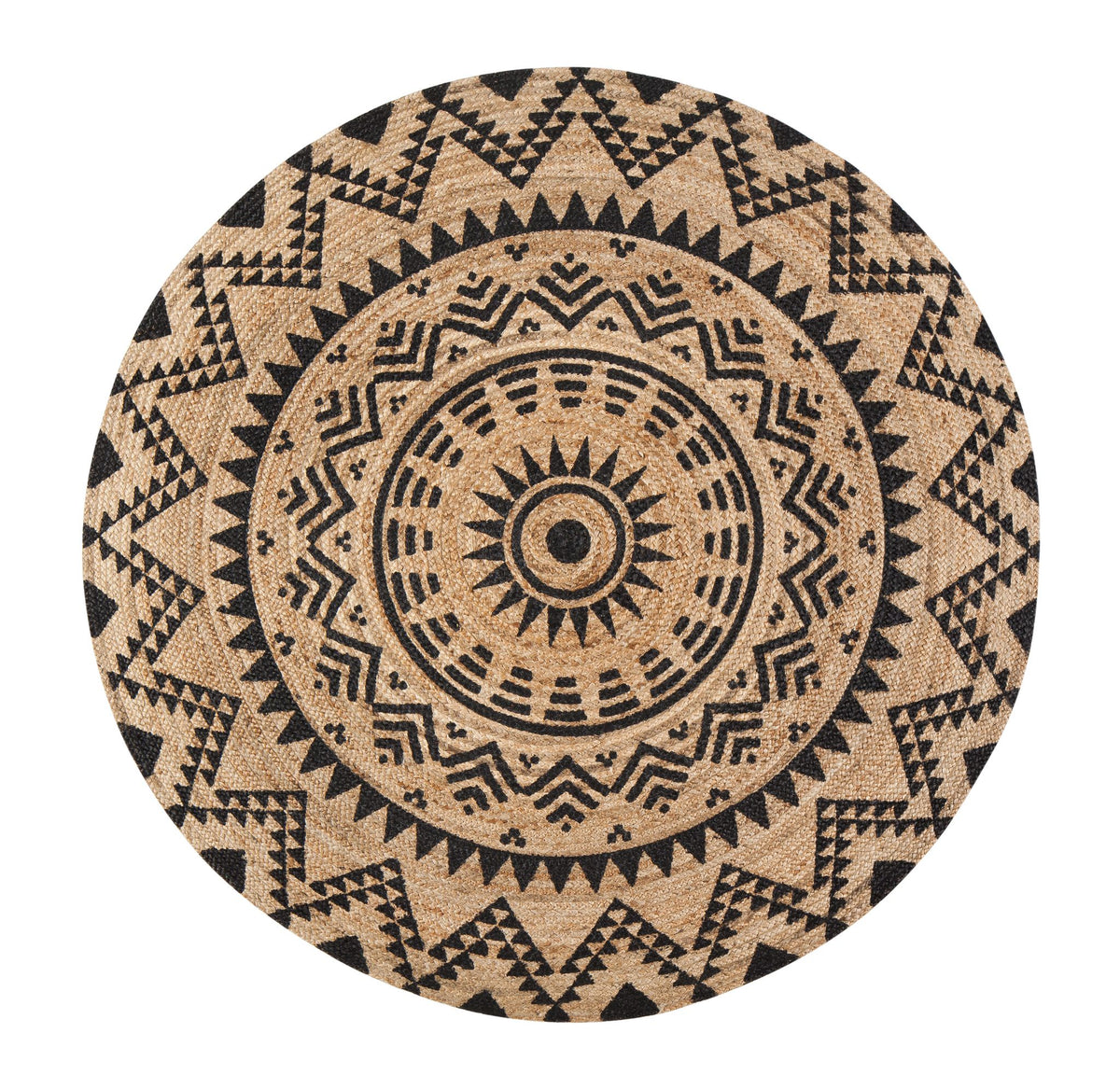 Round Cortez Tribal Rug Natural Rug Co