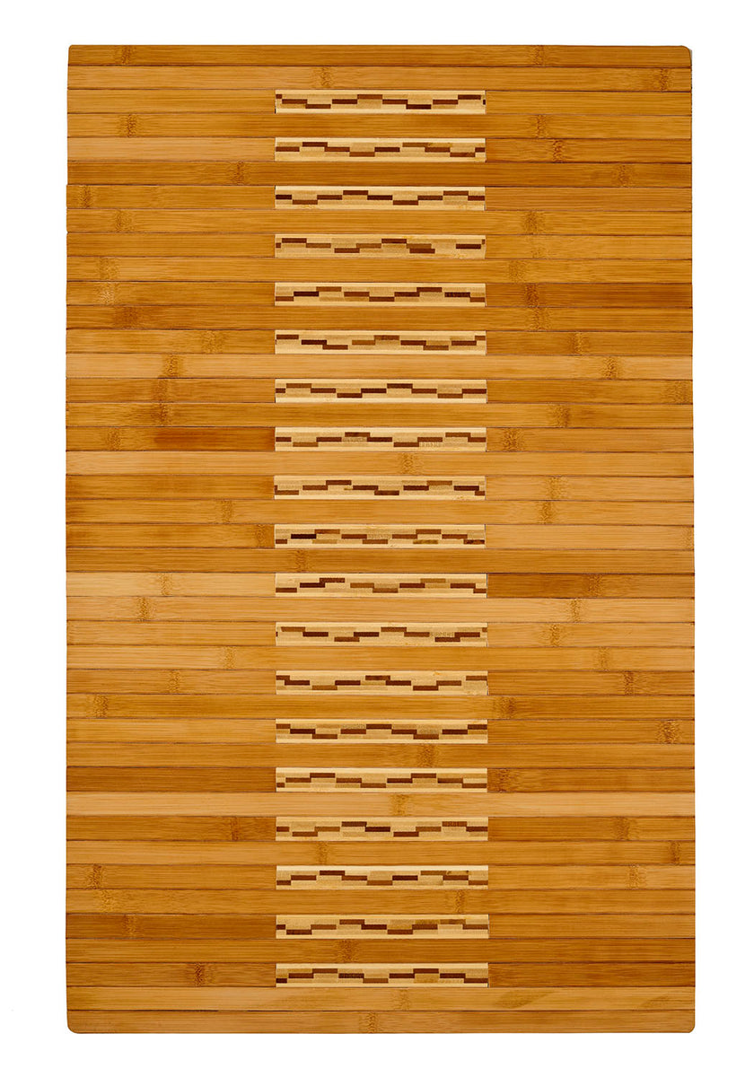 Bamboo Kitchen & Bath Mat Natural Natural Rug Co
