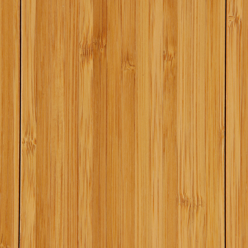 Natural Deluxe Bamboo Roll-Up Chair Mat Close Up Detail