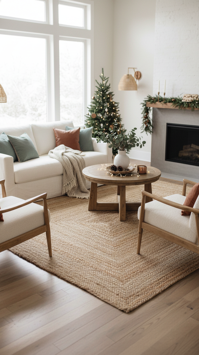 Warm Up Your Space for the Holidays with a Handmade Natural Rug