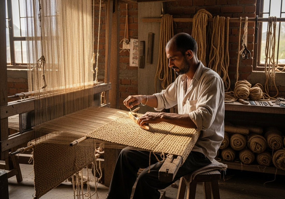 The Top Reasons To Opt for a Handmade vs. Machine-Made Jute Rug