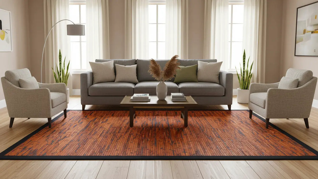Bamboo Reed Rugs What Interior Designers Love About Sustainable Bamboo Rugs – Natural Rug Co