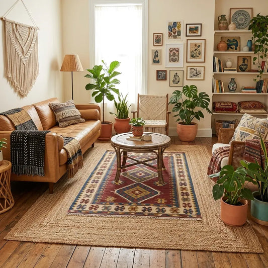 The Natural Fiber Rug Your Bohemian Interior Has Been Missing