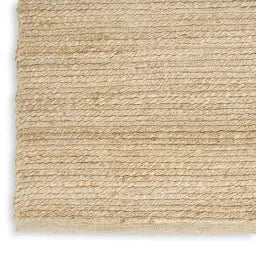 Beige Hand Woven Jute Runner - 12'