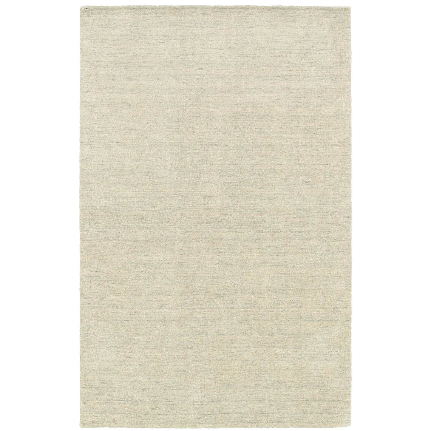 Beige Wool Hand Tufted Area Rug - 5' x 8'