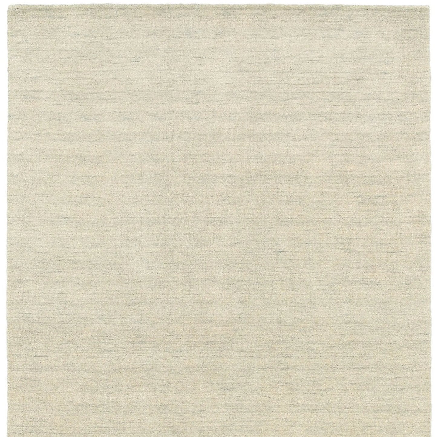 Beige Wool Hand Tufted Area Rug - 5' x 8'