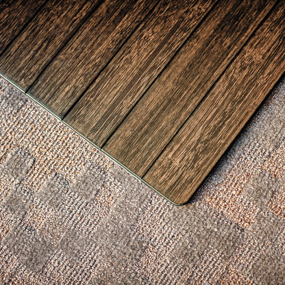 Java Standard Bamboo Chair Mat No Lip  corner detail