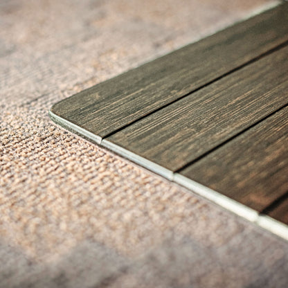 Java Standard Bamboo Chair Mat with Lip edge detail