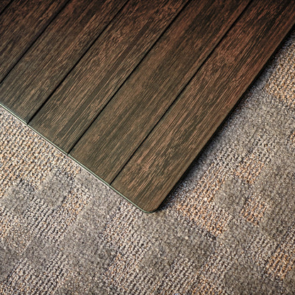 Java Standard Bamboo Chair Mat with Lip corner detail