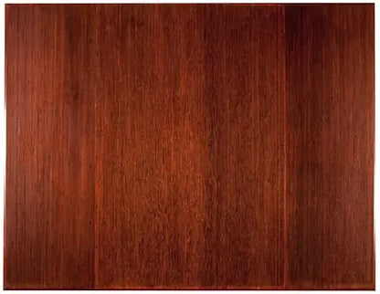 large cherry bamboo office chair mat