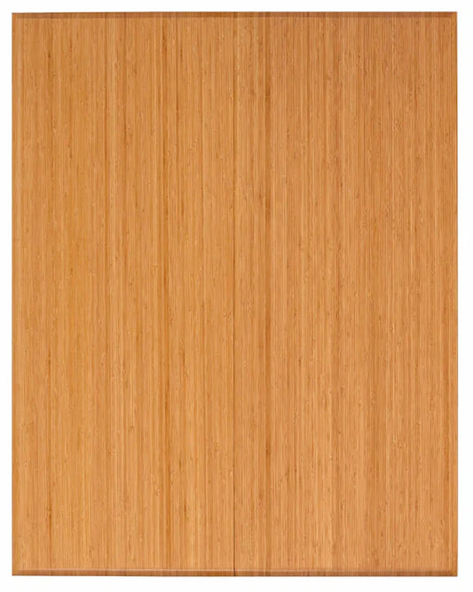 Bamboo Office Chair Mat - Natural & Dark Cherry