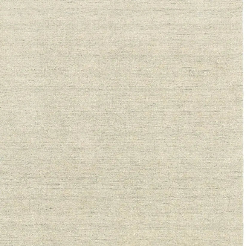 Textured beige wool rug