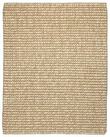 Wool & Jute Rug  on white background