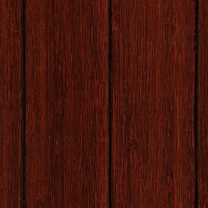 close-up of dark bamboo slats