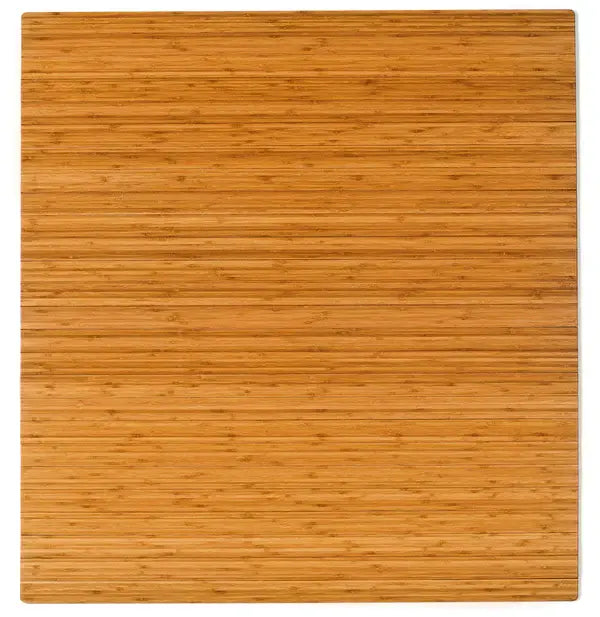 natural bamboo mat with horizontal slats
