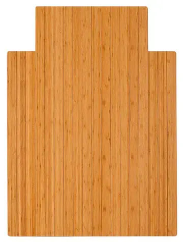 Two bamboo mats on a white background