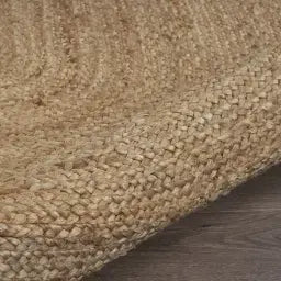 Close-up of a textured beige carpet