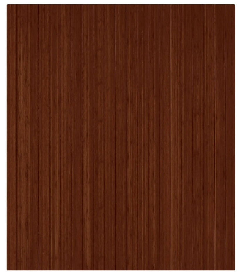 walnut bamboo chair mat