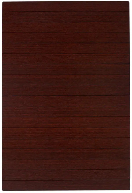 Deluxe Bamboo Chair Mat, Roll-Up, No Lip ☆