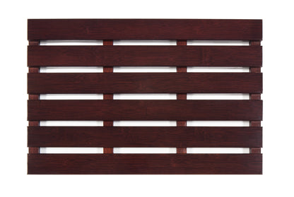 Dark Cherry Moso Bamboo Bath and Sauna Mat