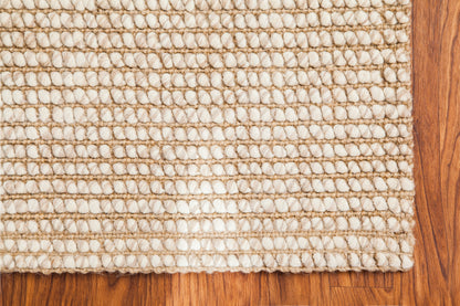 Desert Willow Wool & Jute Area Rug  corner detail