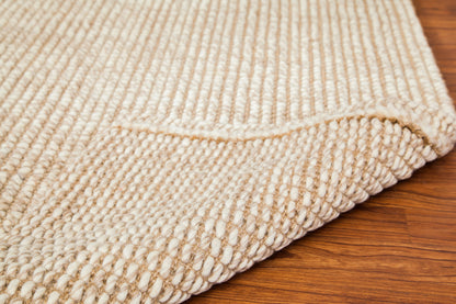 Desert Willow Wool & Jute Area Rug  backing