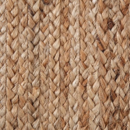 Kerala Natural Jute Rug  weave detail