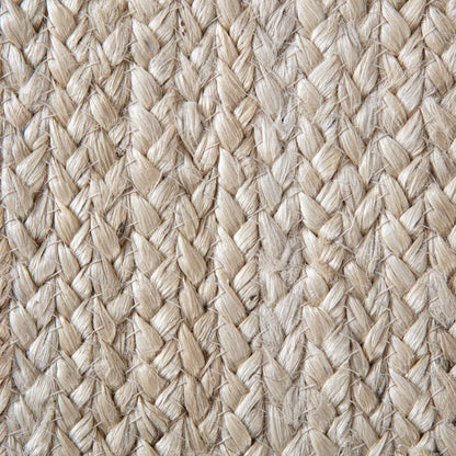 Kerala Ivory Jute Rug weave detail