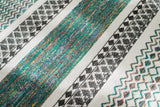 Calliope Wave Jute & PET Carpet Area Rug Weave Detail