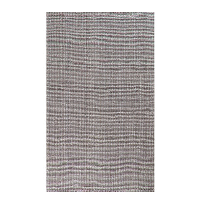 Andes Handloom Woven Gray Jute Area Rug 