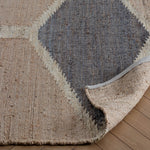 Mountains of the Moon Natural Gray & Ivory Jute Area Rug