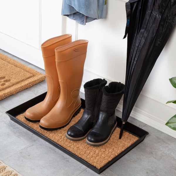 Rubber Boot Tray - Smoked Oak (001) – Natural Rug Co