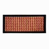 Metal Boot Tray with Red & Tan Coir Insert image 1