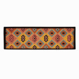 Metal Boot Tray with Tan & Multi Tribal Coir Insert