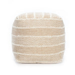 Portales Square Pouf - Construction: Hand-Crafted
