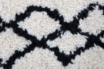 Tyre Ivory and Black Pouf - pieces are filled in the U.S.A with premium, expanded polypropylene beads