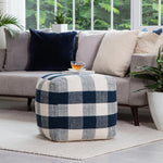 Midnight Sky Pouf - Upholstery Material: 70% Wool, 30% Cotton