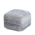 Cherokee Marine Pouf - Upholstery Material: 55% Cotton, 45% Polyester