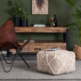 Kirkwood Fields Pouf - Filled with a premium, recyclable, highly resilient expanded polypropylene bead 