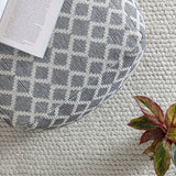 South Grand Gray & Ivory Pouf Premium, and Recyclable