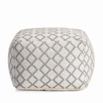 South Grand Ivory Pouf Hand-crafted