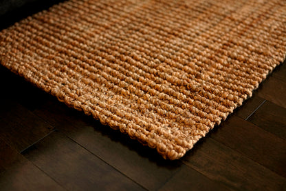 Andes Natural Jute Rug Weave Close Up