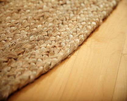 Kerala Natural Jute Rug Weave Detail