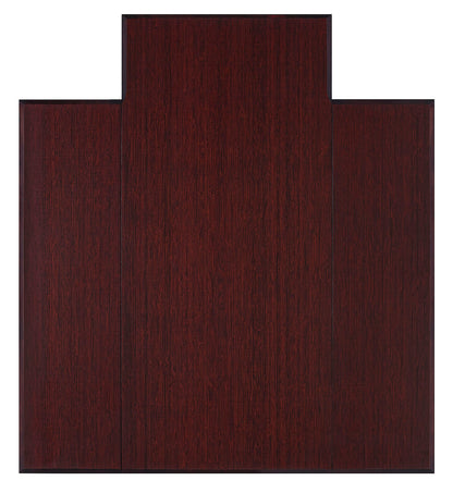 Dark Cherry Bamboo Tri-Fold Chair Mat 