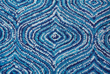 Splashy Sophie Cotton Rug Weave Pattern Detail