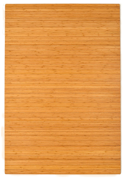 72" x 48" Natural Bamboo Chair Mat, No Lip