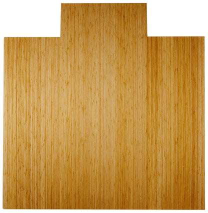 55" x 57" Natural Deluxe Bamboo Chair Mat