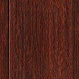 Dark Cherry Deluxe Bamboo Roll-Up Chair Mat Close Up Detail