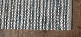 Pearl Ave Leather, Cotton & Jute Rug Weave Pattern